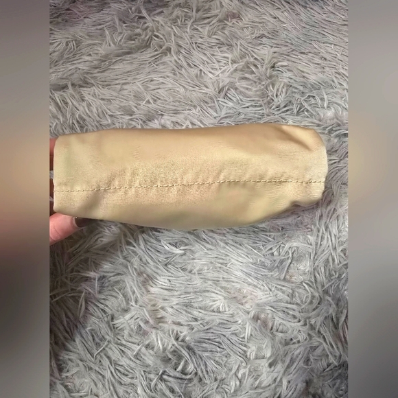 Prada Beige Small Cosmetic 💄 Pouch (EUC)(SEE PICS)(224) - Picture 3 of 9